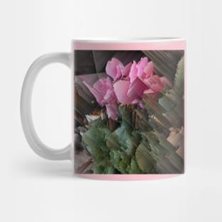 Glitched Pink Cyclamen Mug